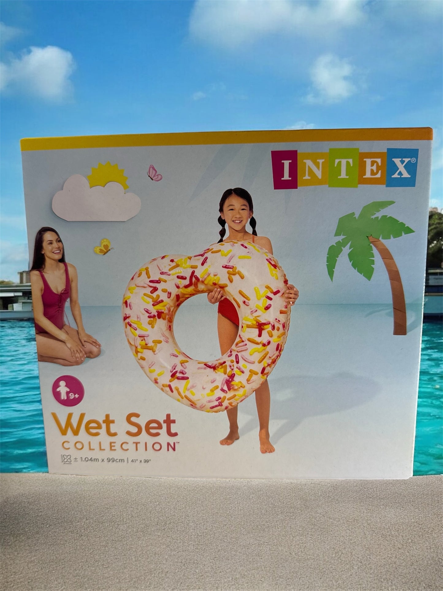 Hincha donut corazón intex
