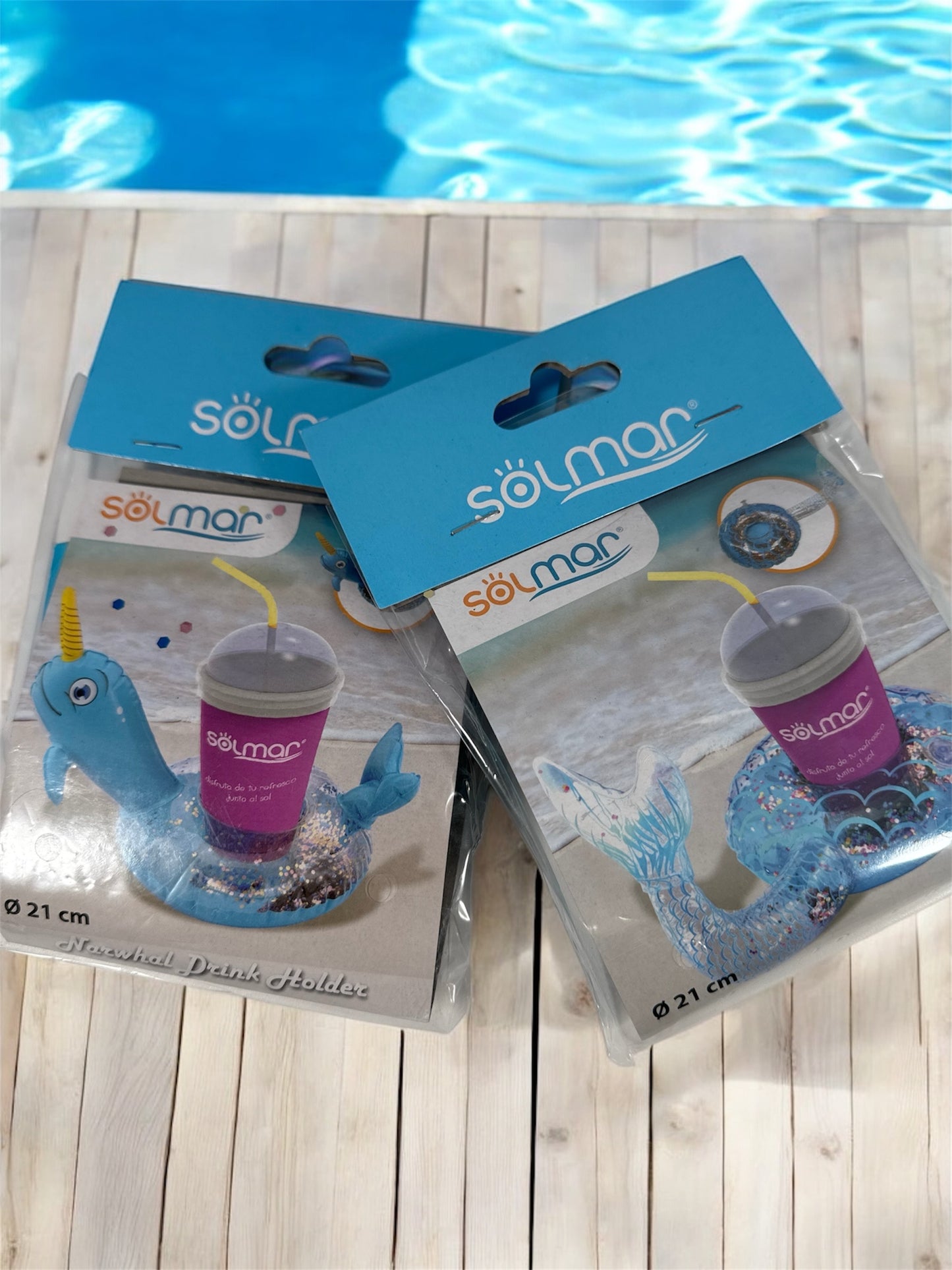 Pasa vasos hinchables surtido