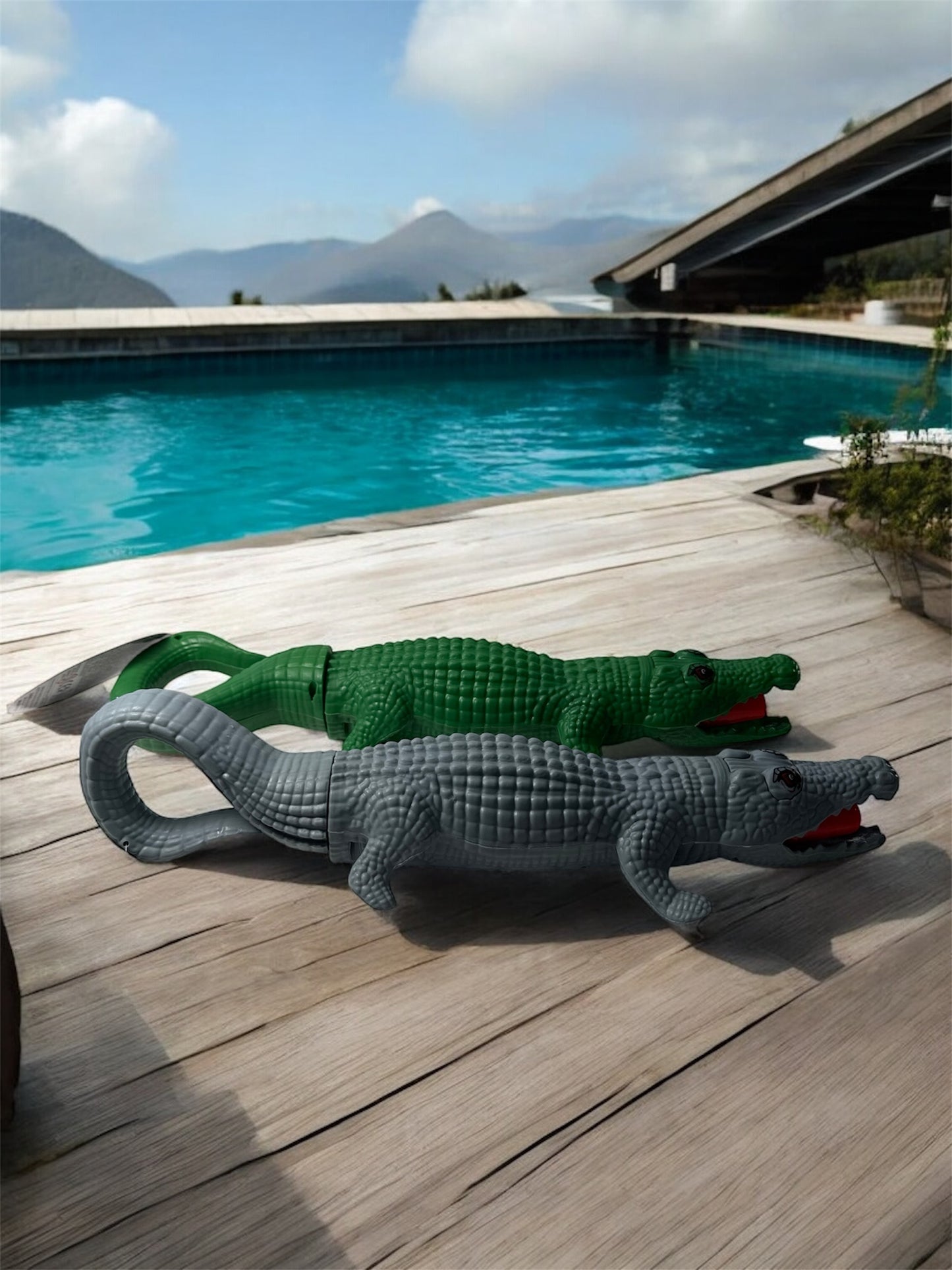 Lanzador cocodrilo Aqua world