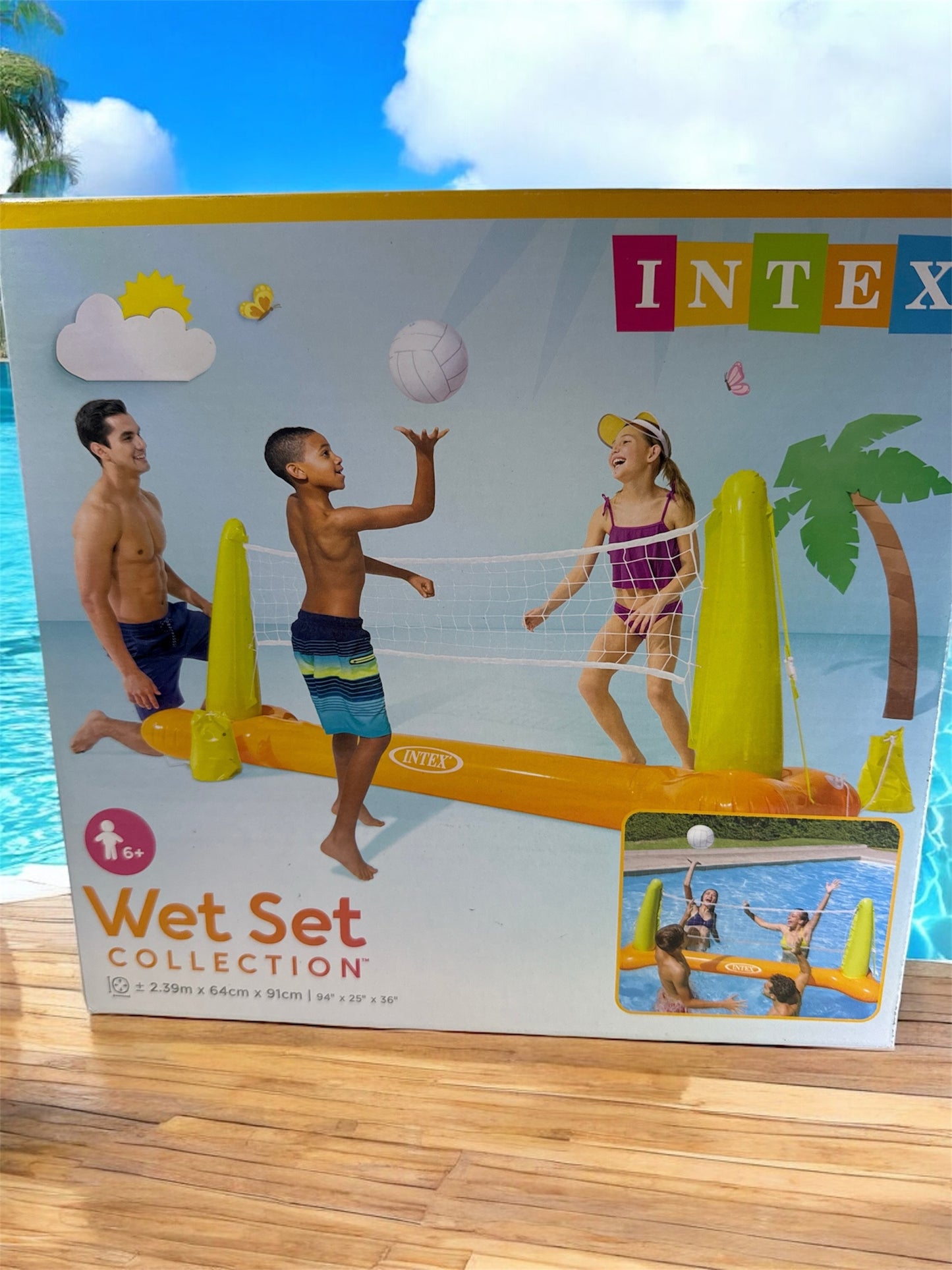 Hinchable voley intex