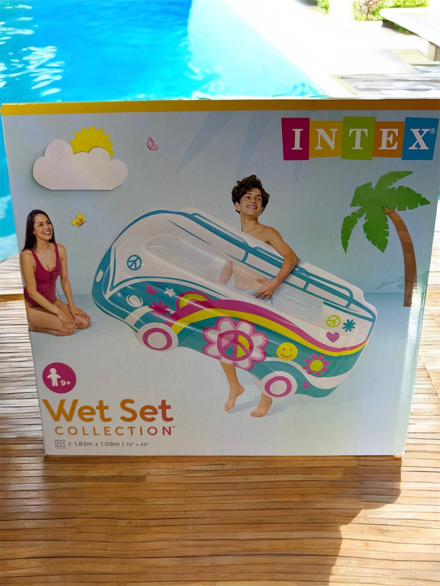 Hinchable furgoneta intex