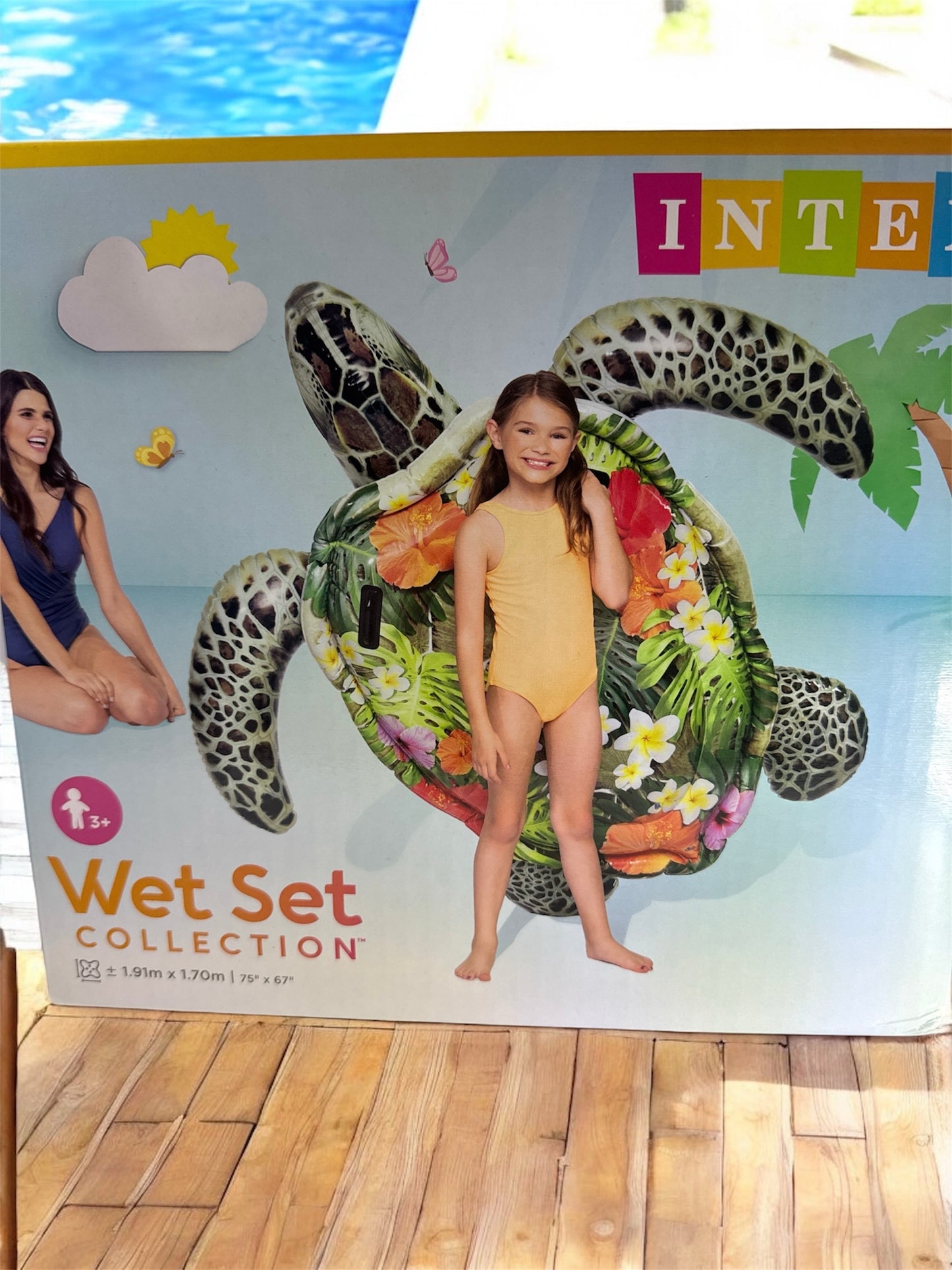 Hinchable tortuga intex