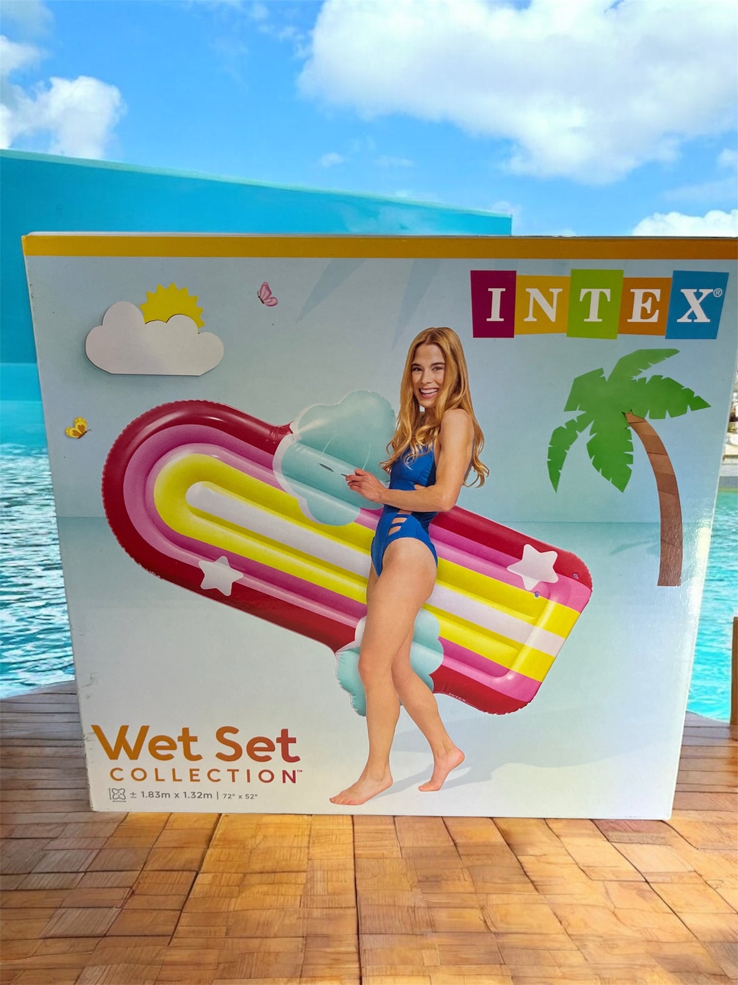 Colchoneta hinchable intex