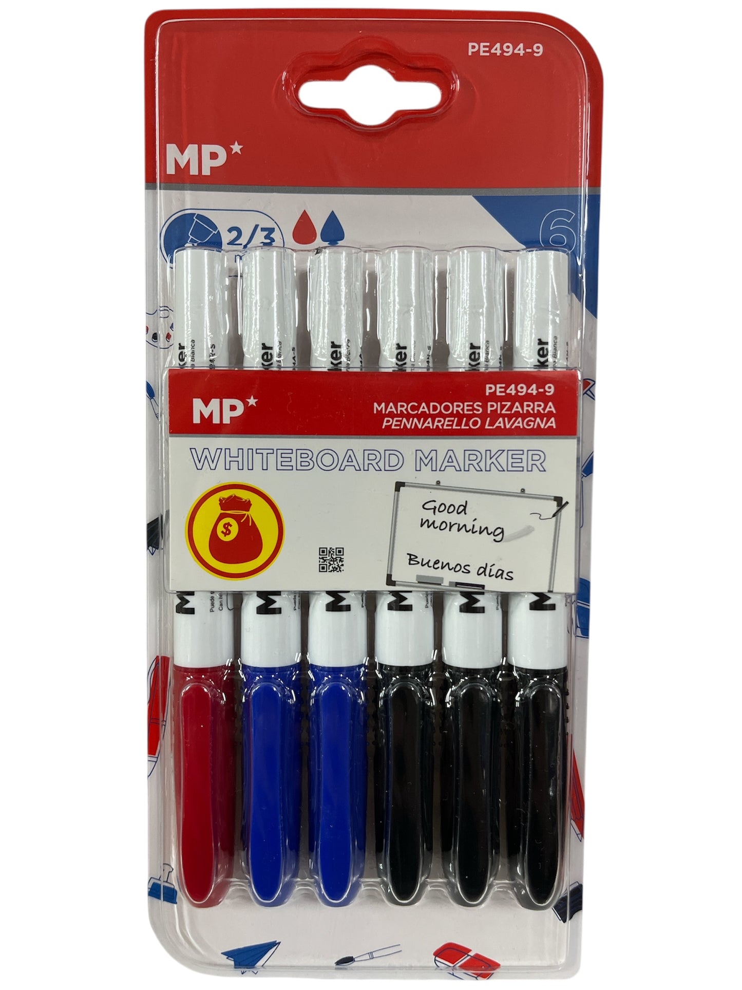 Rotulador pizarra x6