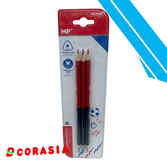 Lápiz bicolor triangular 3mm