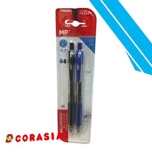 Bolígrafo gel x2