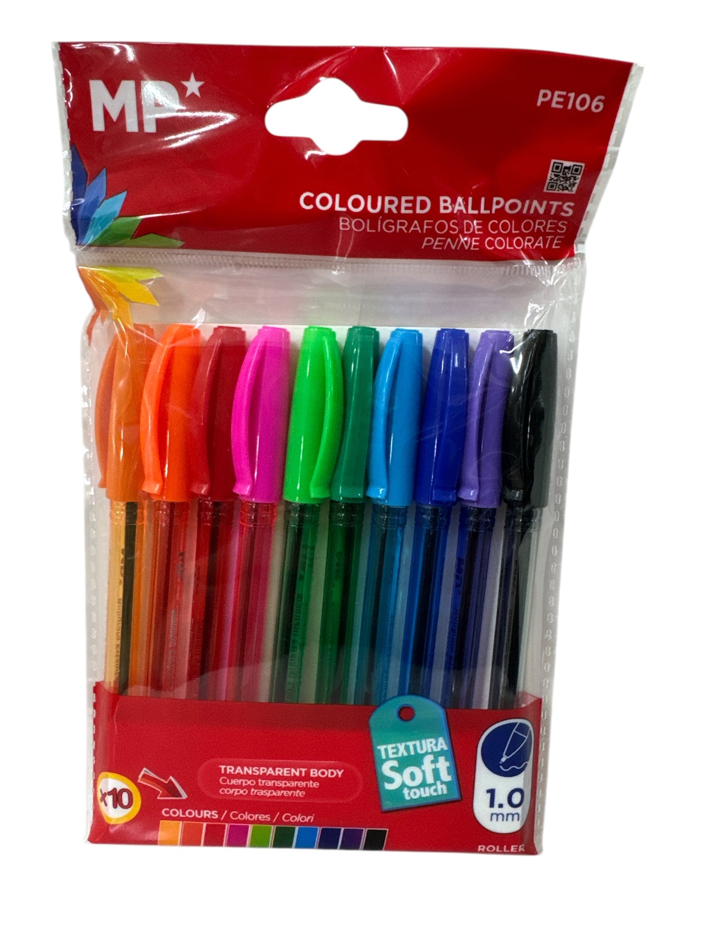 Bolígrafo colores x10