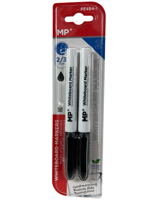 Rotulador pizarra negro x2