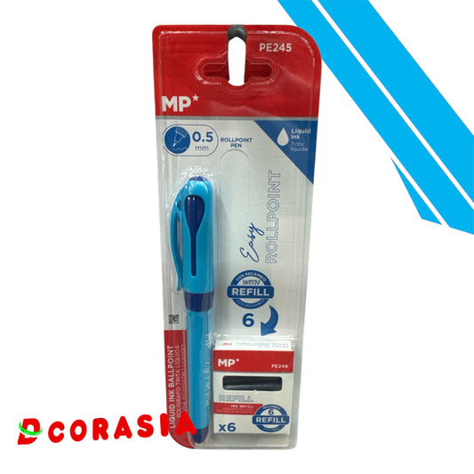 Bolígrafo tinta líquida azul
