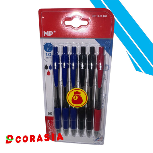 Bolígrafo surtido x6
