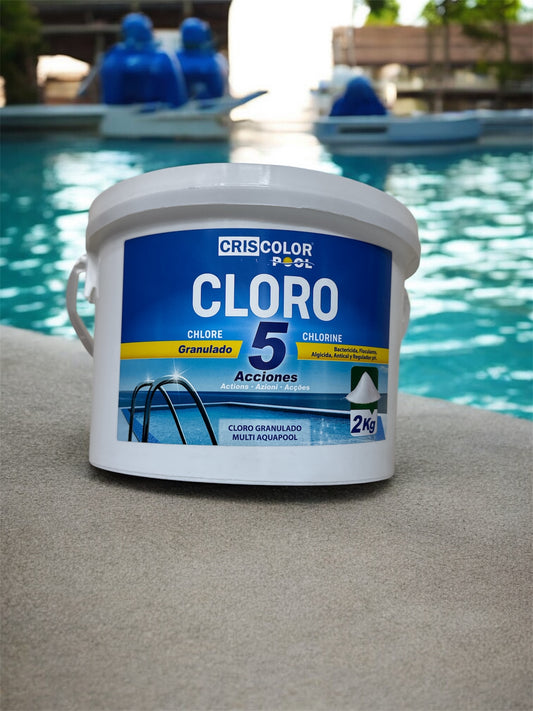 Cloro granulado 5 acciones