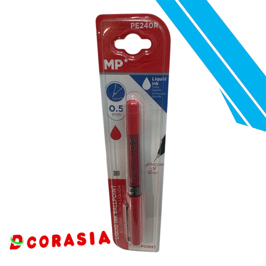 Bolígrafo tinta líquida rojo