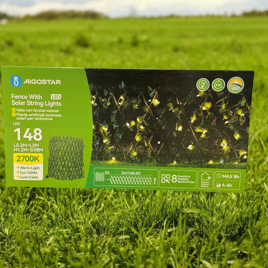 Valla hojas luz solar 2mx98cm