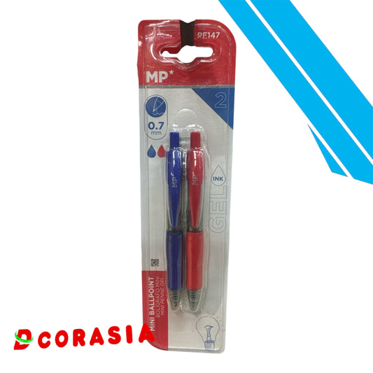 Bolígrafo gel mini x2