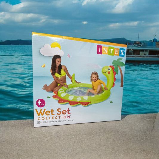 Piscina infantil 2+ dragón intex