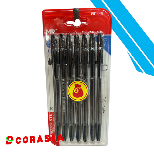 Bolígrafo negro x7
