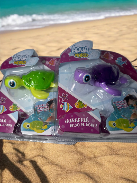Tortuga nadadora Aqua world
