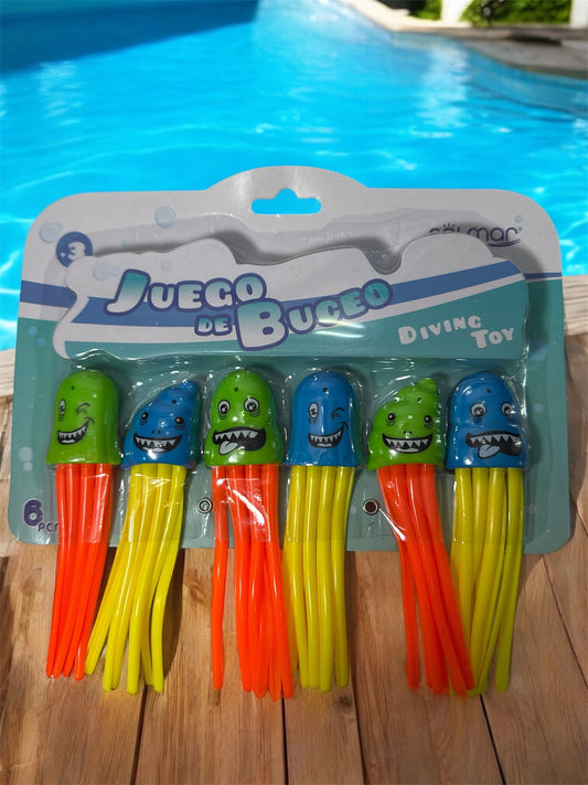 Juego de buceo pulpo x6 solmar