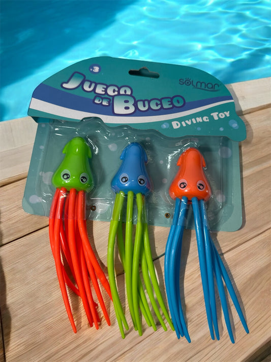 Juego de buceo pulposx3 solamar