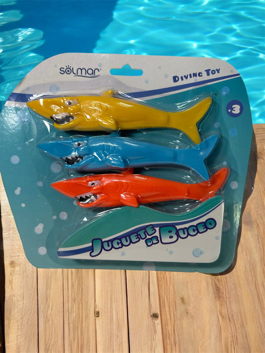 Juego de buceo tiburones solmar