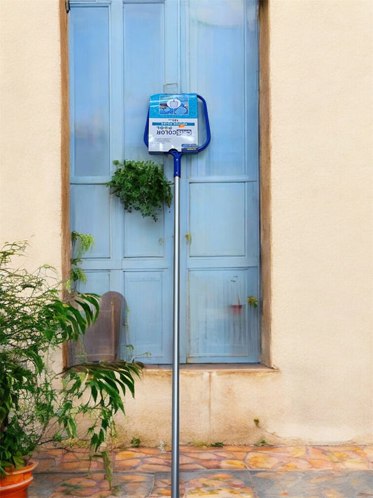 Recogedor de hojas de piscina, con barro