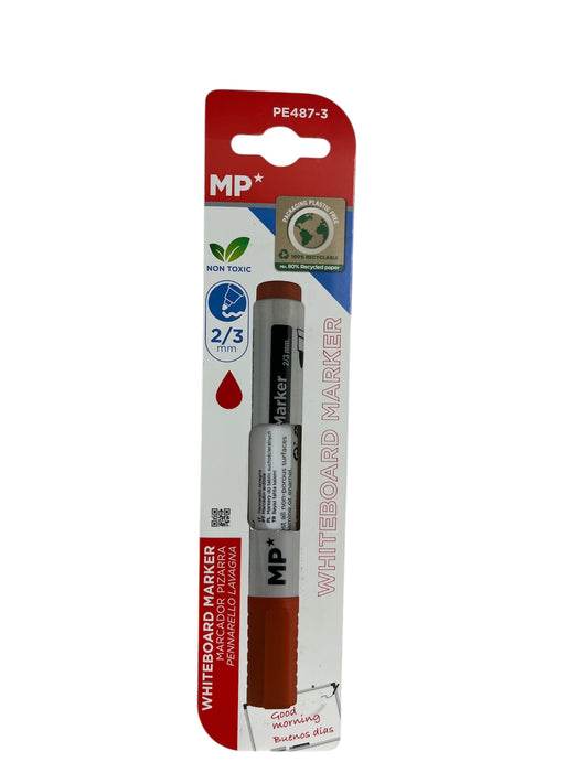 Rotular pizarra rojo
