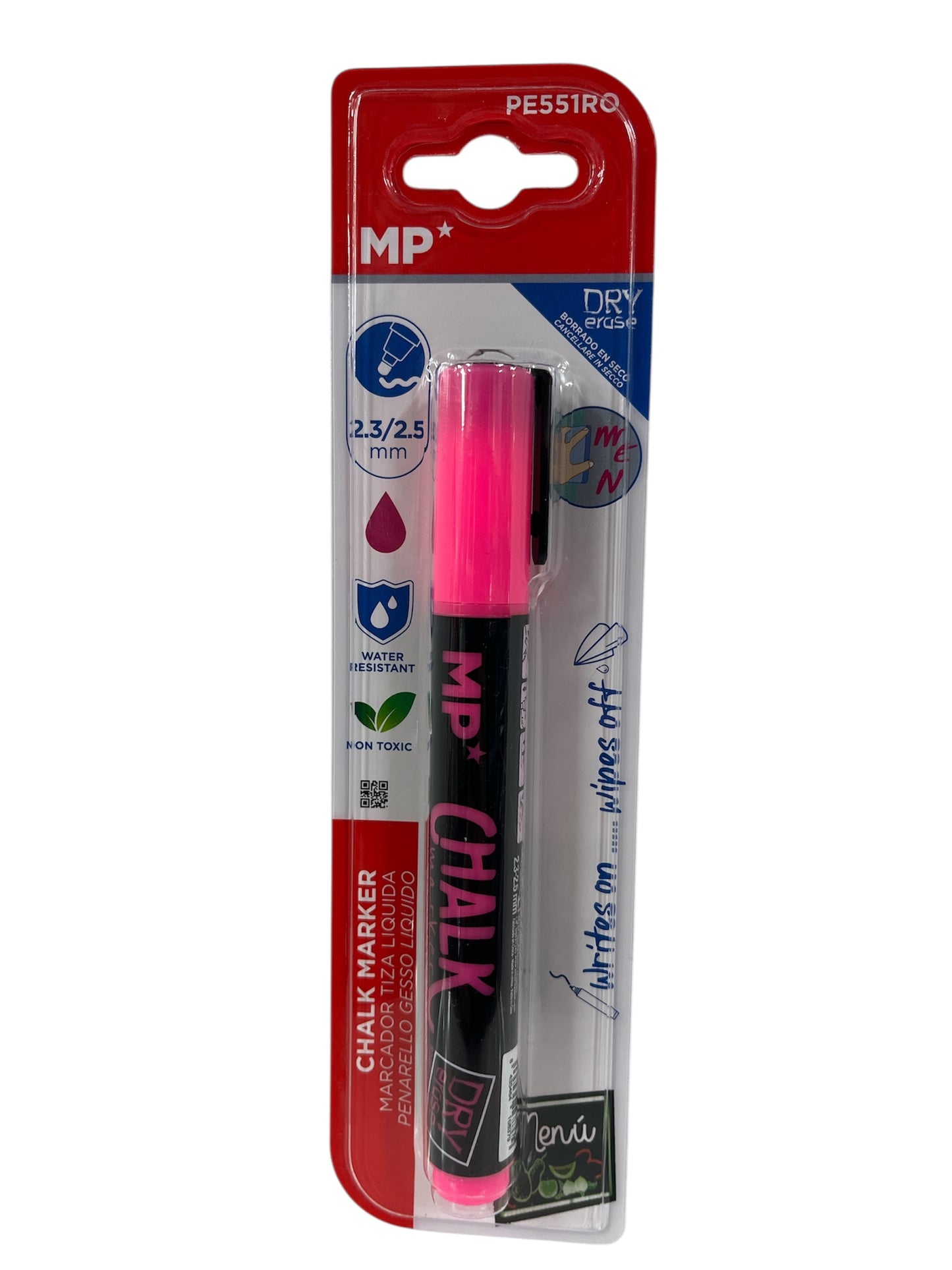 Rotulador tiza fucsia