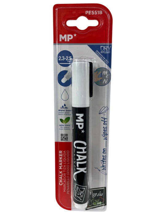 Rotulador tiza blanco