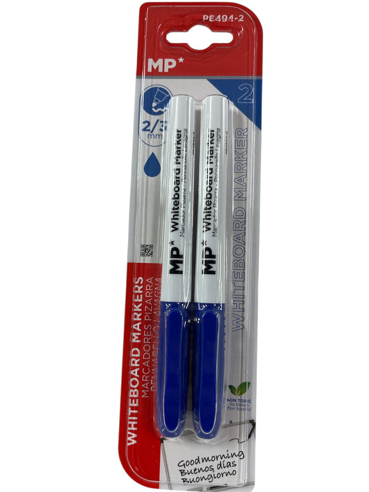 Rotulador pizarra azul x2