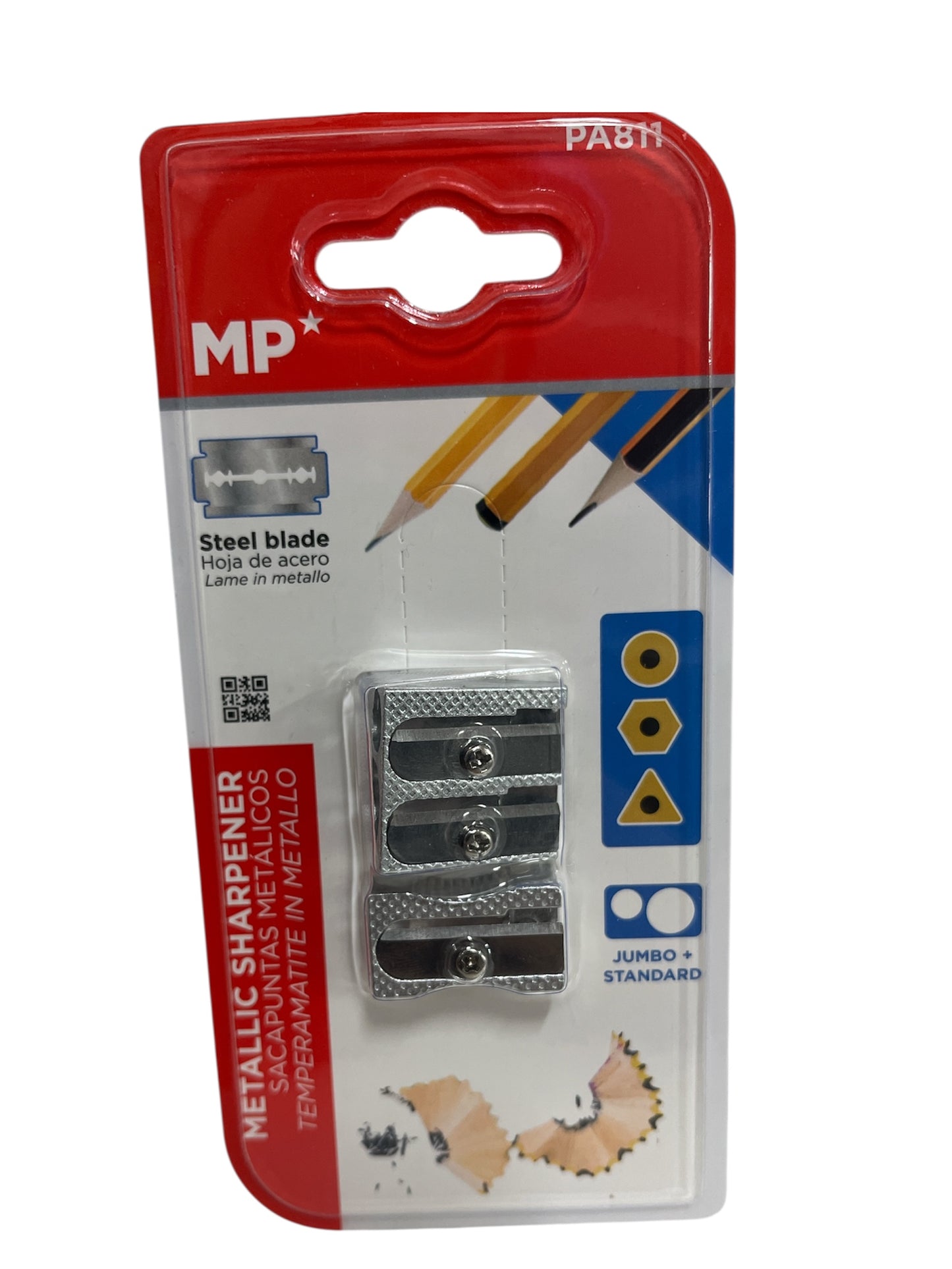 Sacapuntas metálico x2