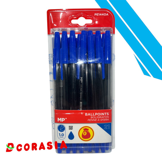 Bolígrafo azul x21