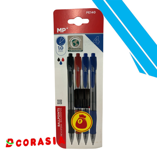 Bolígrafo surtido x4