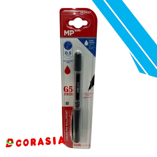 Bolígrafo tinta líquida rojo